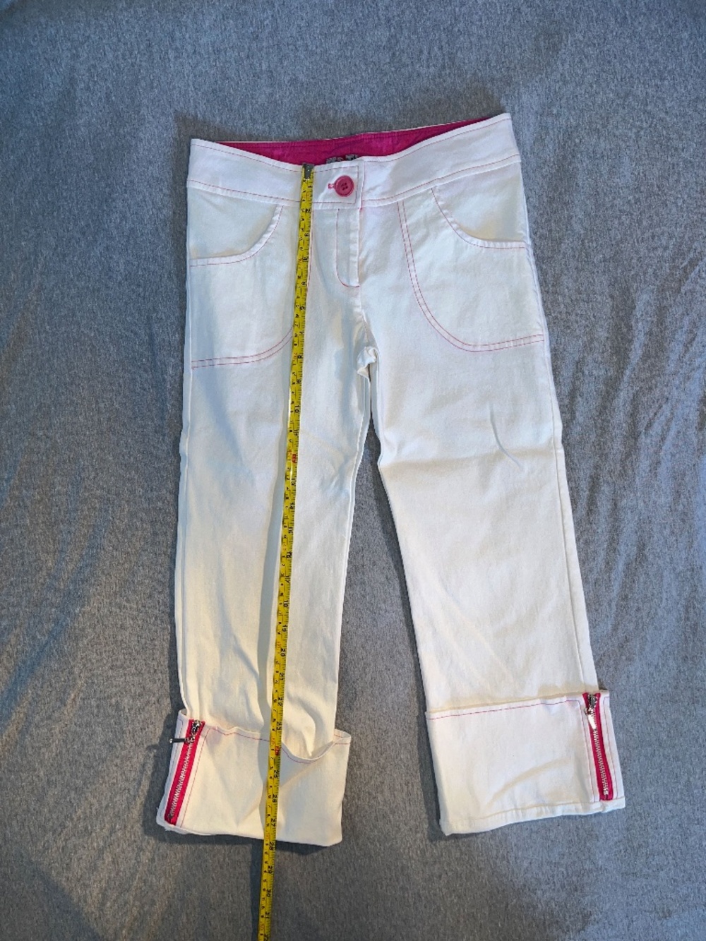 White capri pants